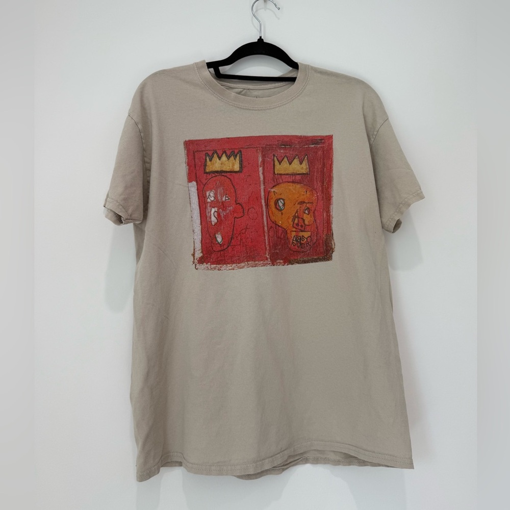 Jean Michel Basquiat Graphic T-Shirt | Size L